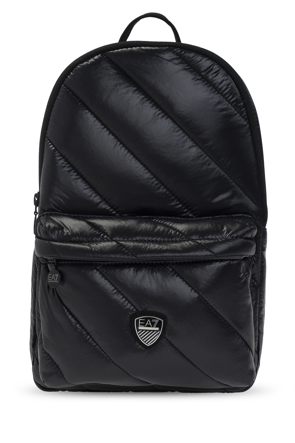 Black Backpack with logo EA7 Emporio Armani SchaferandweinerShops Germany Armani jeans